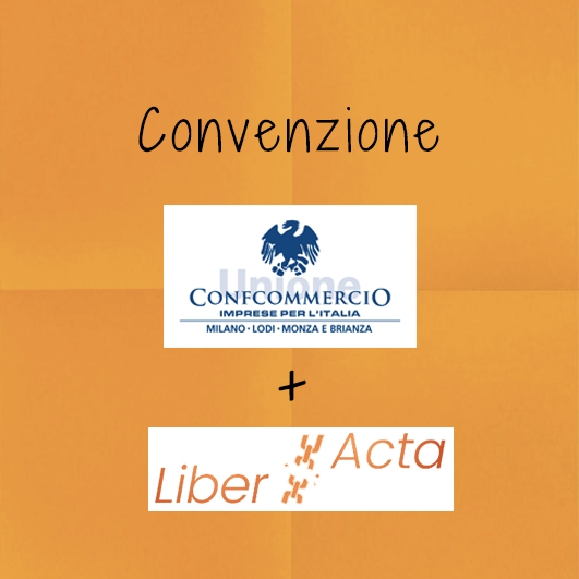 Convenzione LiberActa ConfCommercio